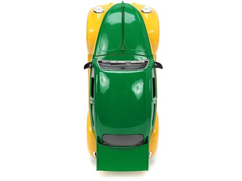 1959 VOLKSWAGEN DRAG BEETLE & MICHELANGELO FIGURE "TNMT" 1/24 DIECAST JADA 33741 - Picture 6 of 9