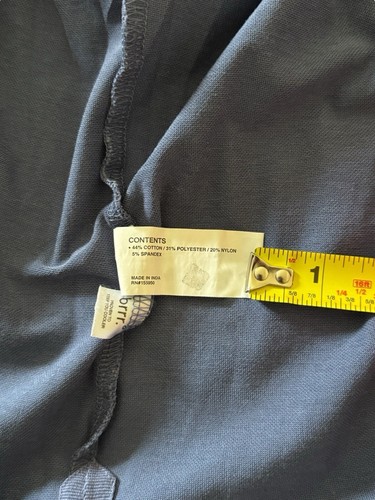 Greyson Golf Polo Shirt Wolf Logo Brrr Stretch Fabric Ocean Blue size L - Foto 4 di 8