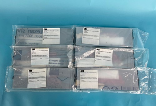 LOT DE 6 PLATEAUX D'ÉPISSURE FIBRE 3M 2527-48-SF : 48 épissures fusion |010-7124808