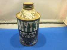 VINTAGE 1 CAN MY-T3 MOTOR YOUTH ENGINE TREATMENT CAN MOTOR OIL CAN FULL METAL!