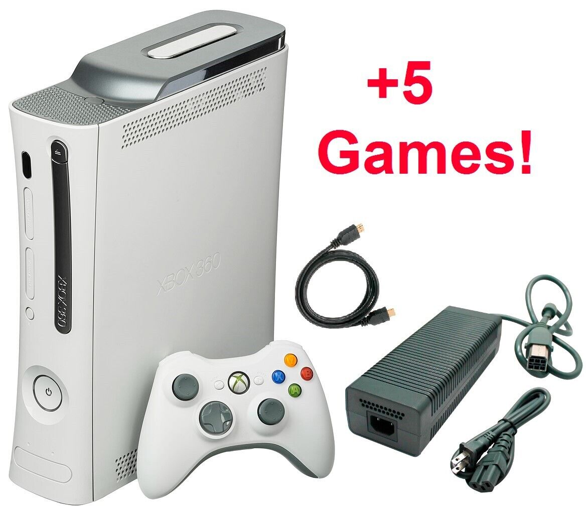 Buy the Xbox 360 Fat 60GB Console Bundle Controller & Games #7