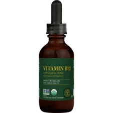 Vitamin B12, 5000 mcg, 3-in-1 Organic Liquid Vitamin B12, 60-Day Supply (2 Oz)