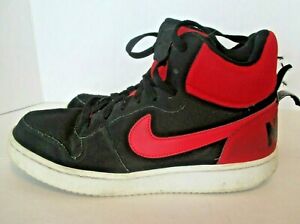 nike court borough red black