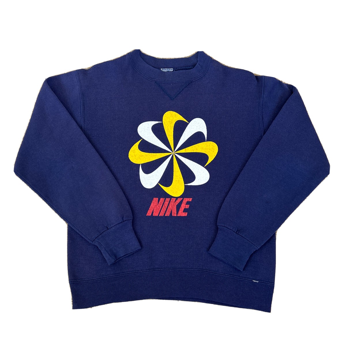 Vintage 70's 80's Nike Pinwheel Crewneck Sweatshirt Logo Box Vintage 70's 80's Nike Pinwheel Crewneck Sweatshirt Logo Box