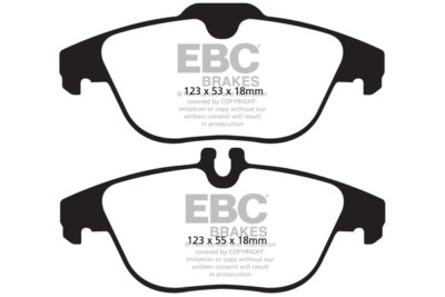EBC Yellowstuff Rear Pads for Mercedes E Class Coupe C207 E300 3.5 Sport 11 > 17