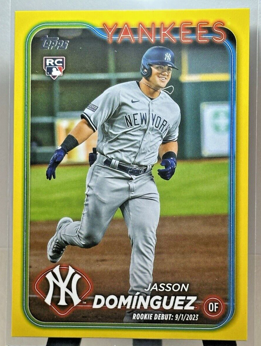 2024 Topps Update Jasson Dominguez -Yellow- RC Debut