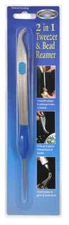 The Bead Buddy 2 in 1 Tweezer & Bead Reamer Jewelry Beading Making Tool - NEW