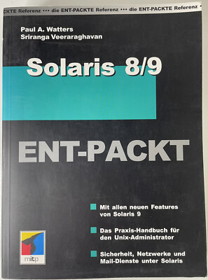Solaris 8/9 Ent-Packt von Paul A. Watters Buch Zustand Akzeptabel