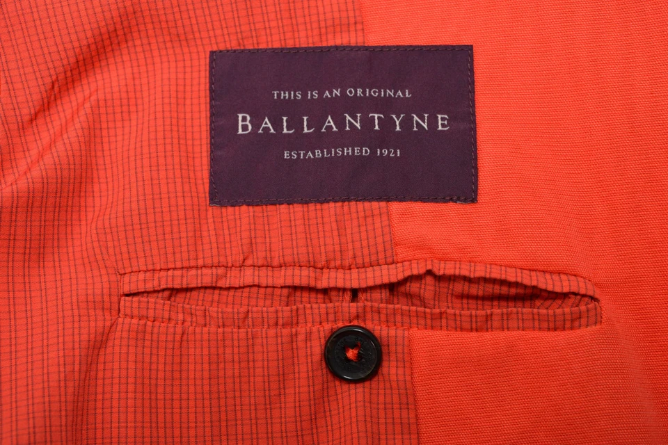 Blazer Abrigo Deportivo Ballantyne Para Hombre Naranja Tres Botones US 36 38 40 Foto 4 de 4