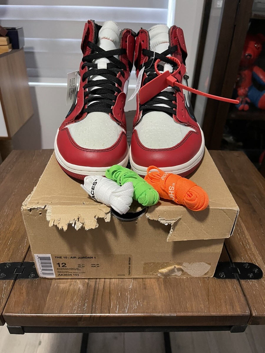 OFF-WHITE X AIR JORDAN 1 RETRO HIGH OG 'CHICAGO' BRAND NEW OFF-WHITE X AIR JORDAN 1 RETRO HIGH OG 'CHICAGO' BRAND NEW