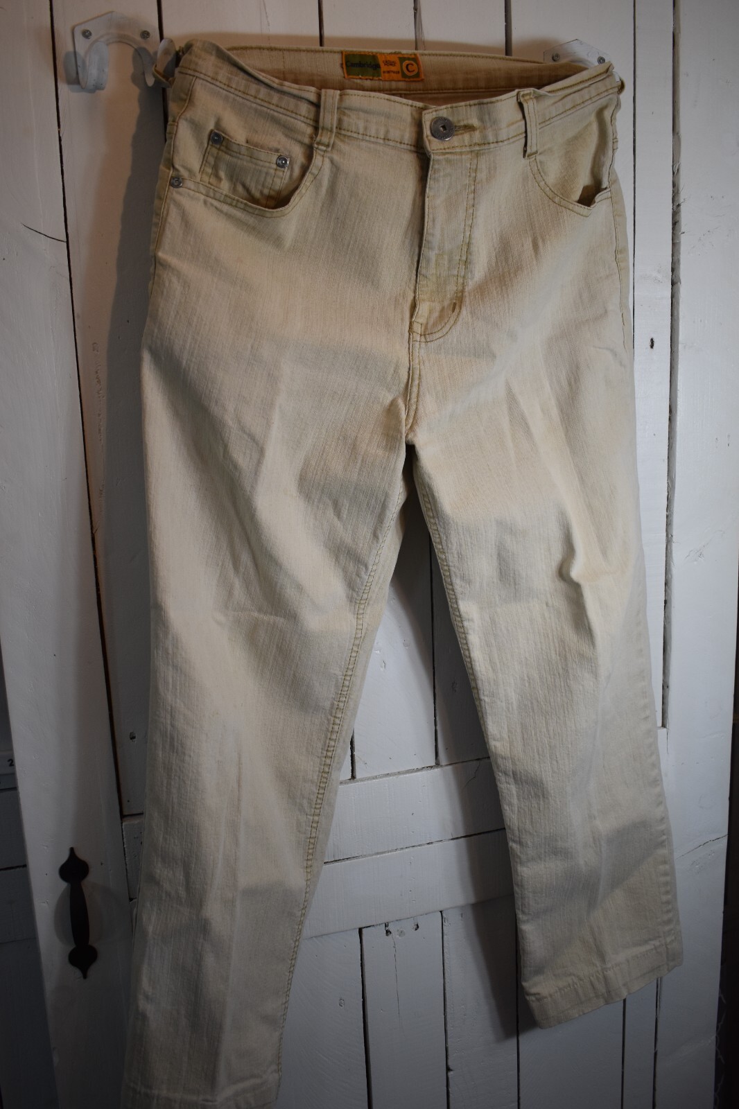 Cambridge Cream Jeans Size 34x27 Pre-Owned Mens Casual