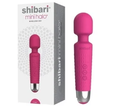 (NEW) Shibari Mini Halo Pink 20X Pulsations Wand Massager - HALOMINI-PNK