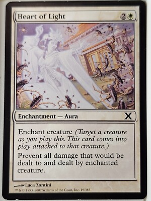 Heart of Light - 10th Edition Core Set - Magic the Gathering MTG Nice!