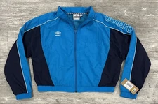 Umbro Womens Premier Diamond Flashback Track Full Zip Jacket Size Large NEW