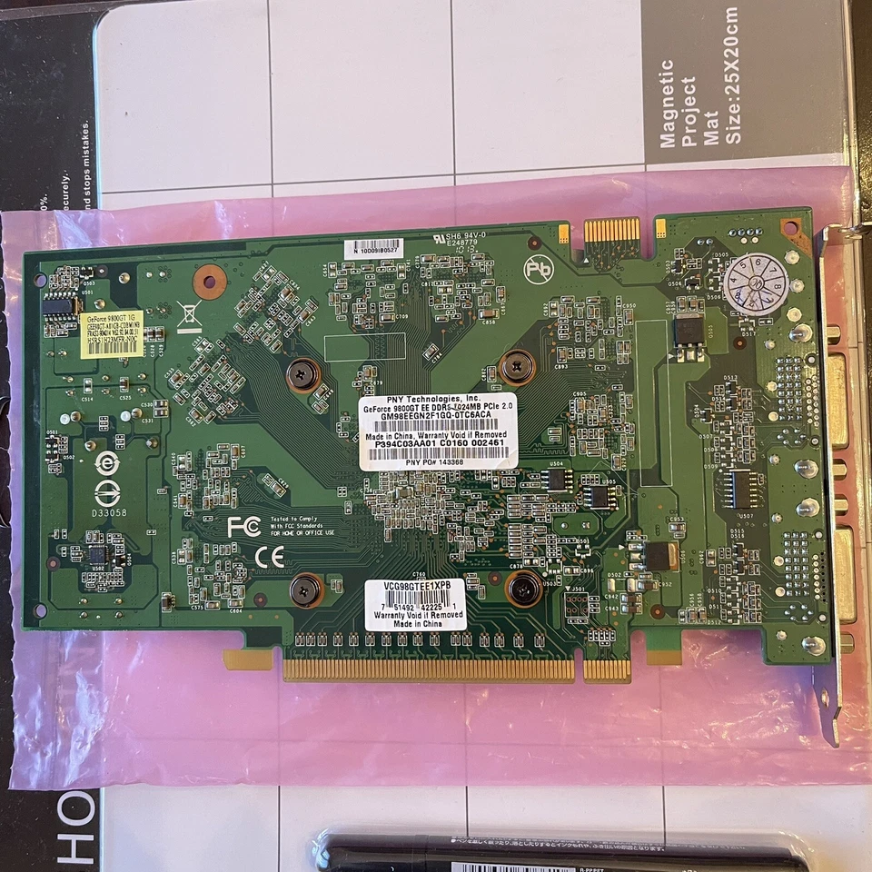 PNY Nvidia Geforce 9800GT XLR8 1GB GDDR3 PCI-e Express Video Card VCG98GTEE1XPB - Image 2 of 3