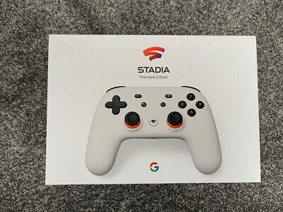 Google Stadia Premier Edition Controller Weiß und Google Chromecast Ultra