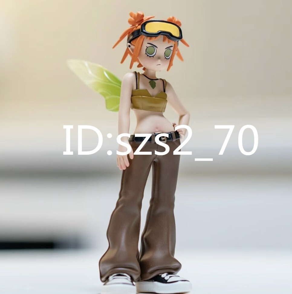 Gigi Leaf Authentic POP MART Peach Riot Punk Fairy Series Mini