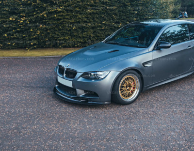 BMW M3 E92 Kohlefaser Stoßstange Splitter Spoiler Lippe MP GT4 Track V8 von UKCarbon