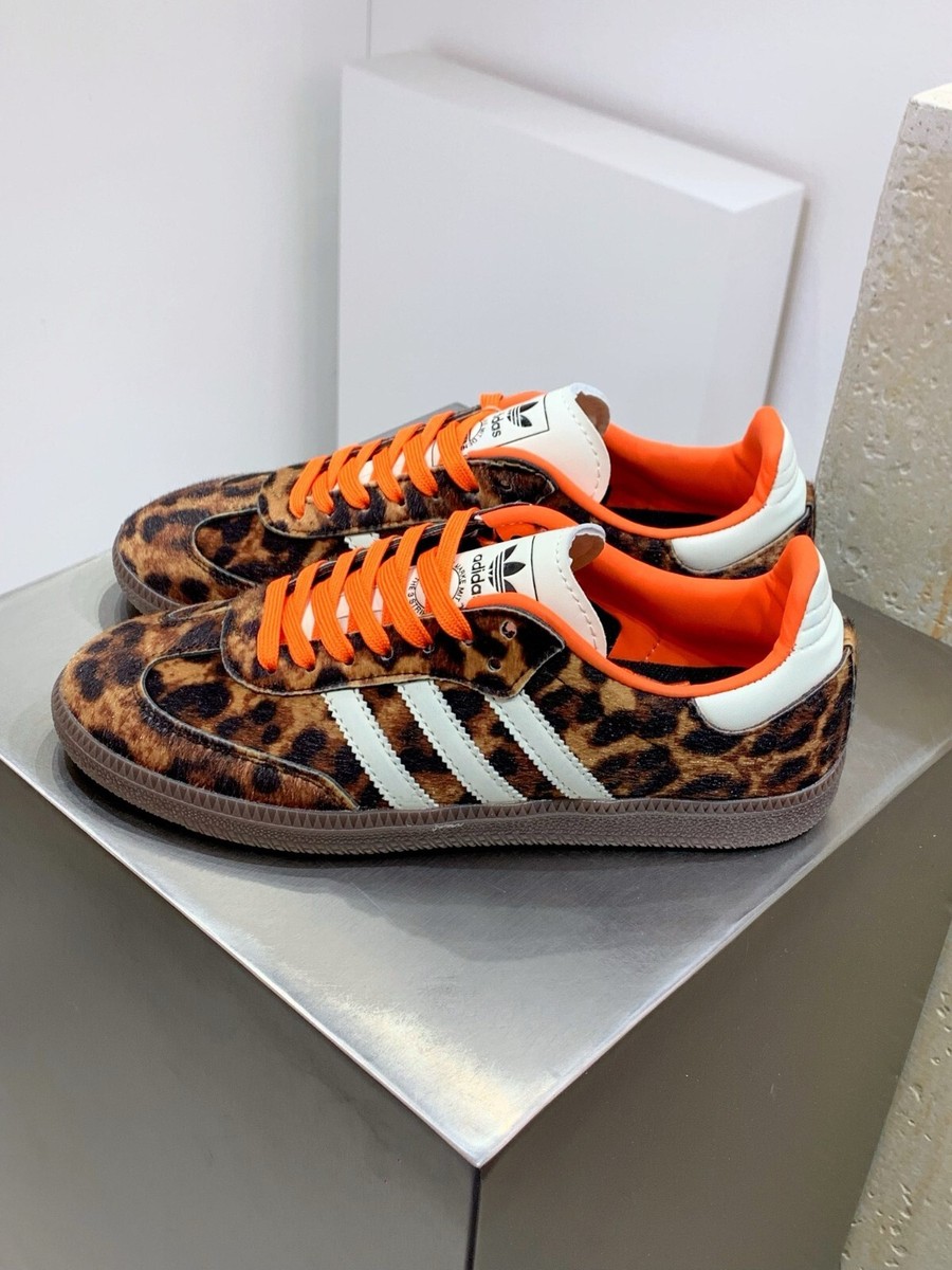adidas サンバ SAMBA OG レオパード JI2734 23.5 Adidas Samba OG Preloved Red Leopard JI2734 Women's Classic