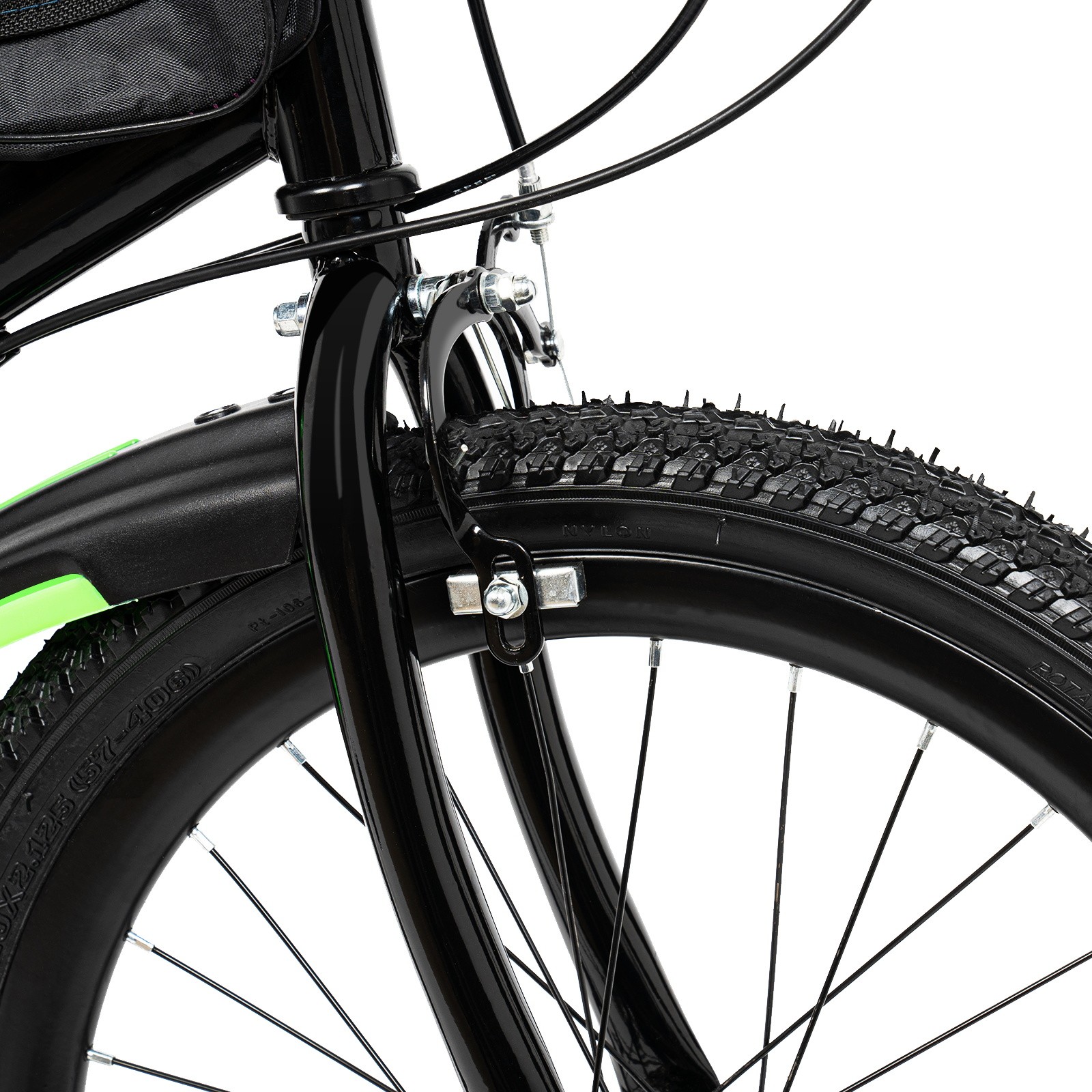 20 Inch Child Bike Mountain Bike High Carbon Steel Bicycle 7-Speed City Bike