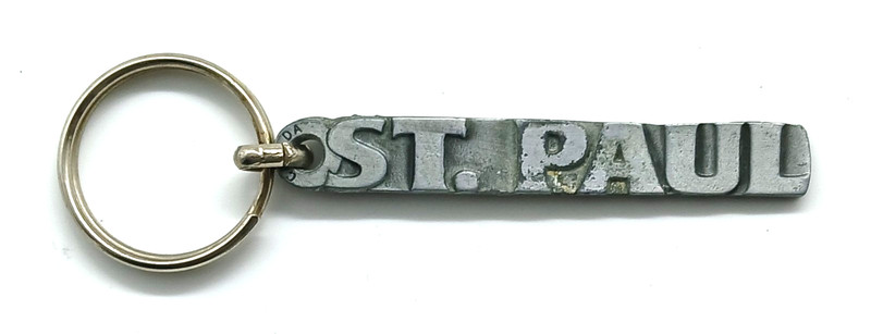 Vintage St. Paul State Capitol Minnesota Keyring Keychain