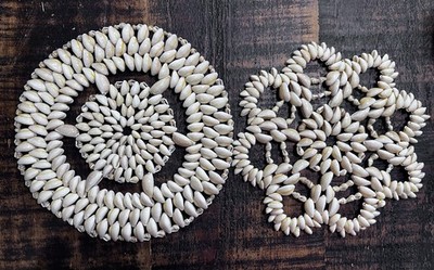Seashell Handm Trivet Hot Pad Beach Ocean Shell Summer Decor Nautical Tablescape
