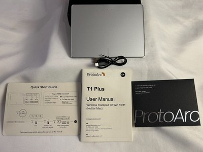 ProtoArc T1 Plus Bluetooth Trackpad Windows 10/11 High Precision *NEW Open Box*