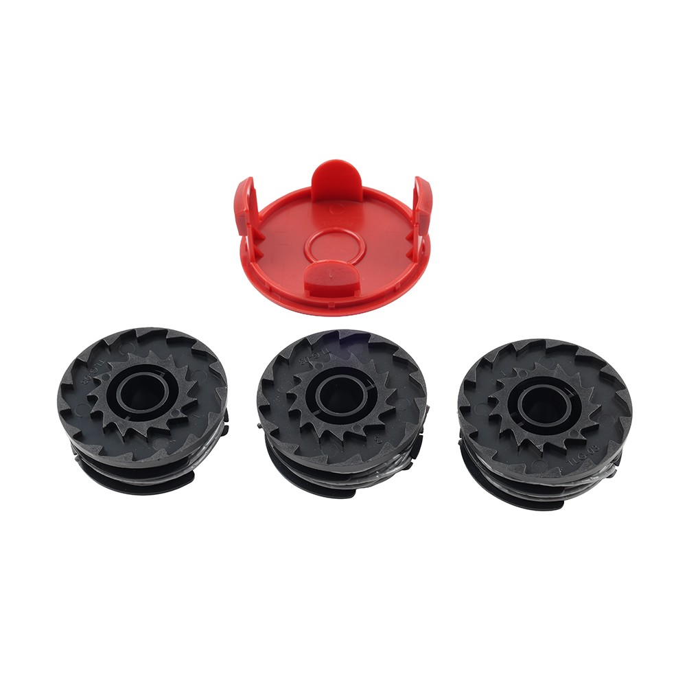 3x Strimmer Spool Line w/ Spool Cover for Art 24 27 30 30-36 LI F016800351