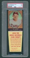 1958 Hires Root Beer #39 Jack Sanford With Tab PSA 7 Philadelphia Phillies 
