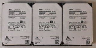 (3x) HGST Ultrastar He8 HUH728080AL4200 8TB 3.5" HDD 7200RPM SAS 12Gb/s 0F23651