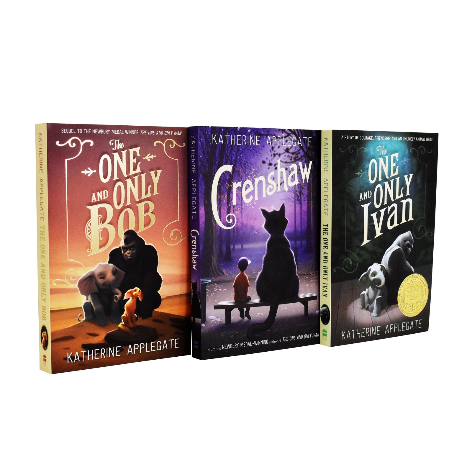 Katherine Applegate 3 Books Collection Set Crenshaw, One and Only Ivan Bob Paper - Image 4