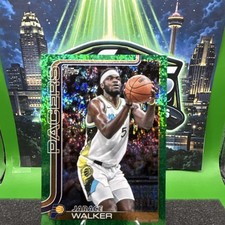 2025 Topps Jarace Walker Indiana Pacers Flagship #50 Serial Numbered 48/99