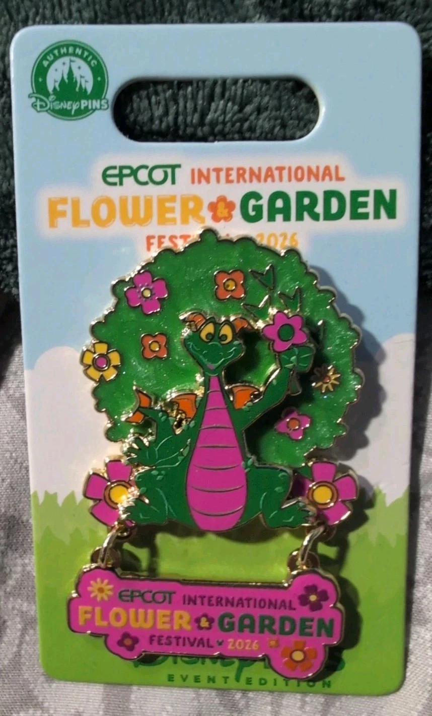 2026 Disney Epcot Flower Garden Festival Figment EE Event Edition Pin New NoC!!!