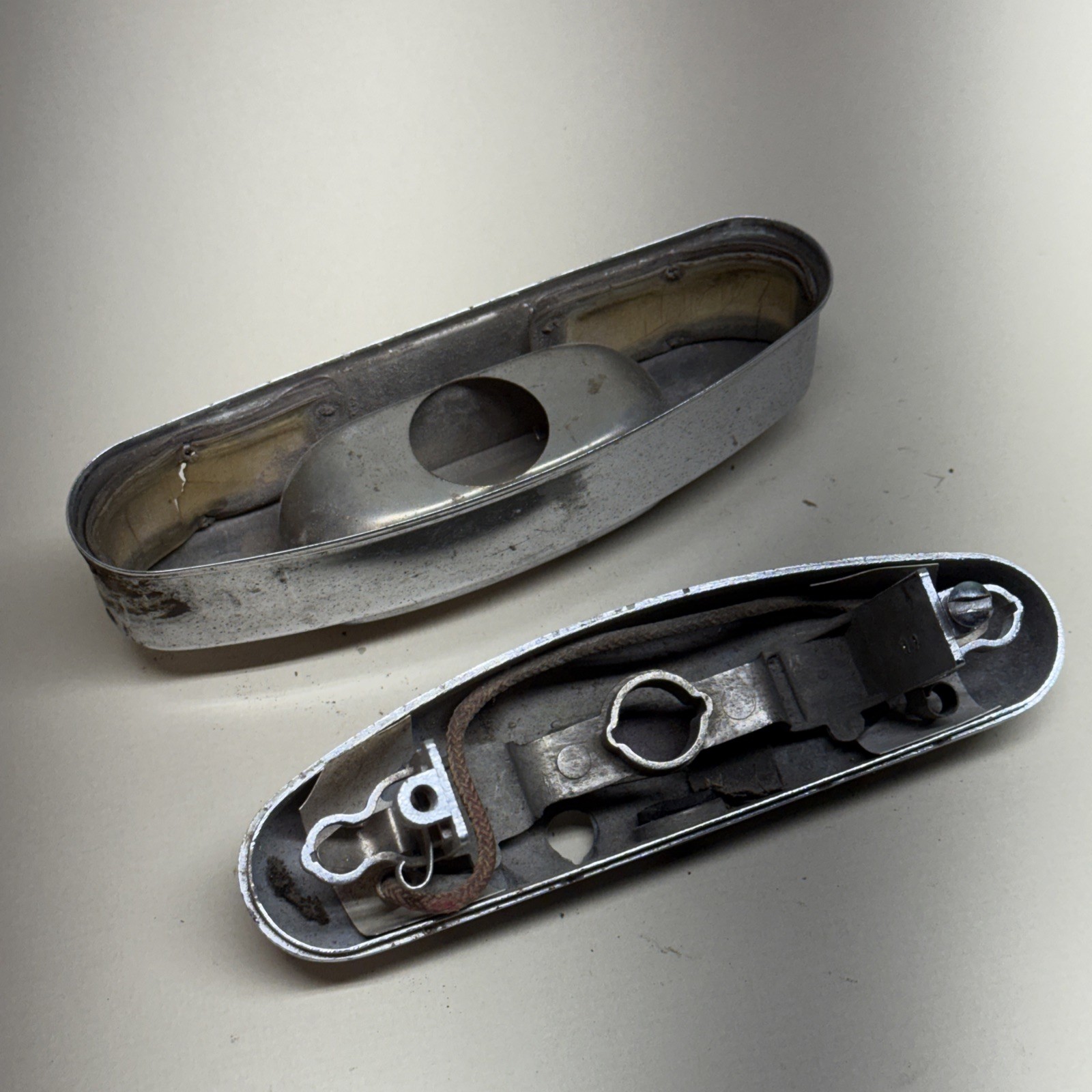 Lucas L469 & 469A  number plate lamp. Jaguar, Aston Martin, Lagonda, Allard