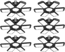 6 Pack LED Garage Light, 200W 20000LM 6500K LED Shop Lights, Garage Lights Ceili