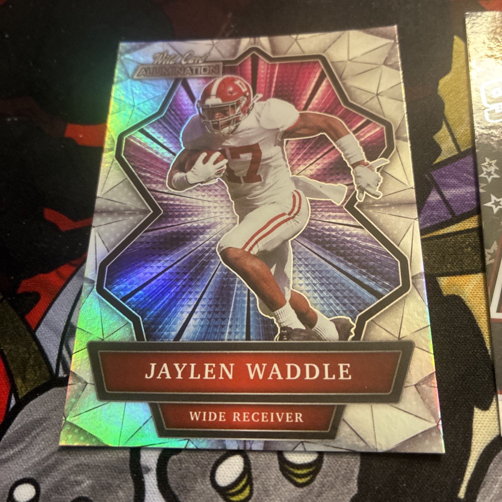 2021 Wild Card JAYLEN WADDLE ALUMINATION Silver Holo #ABC-12