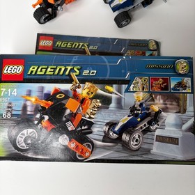 LEGO Agents: Gold Tooth's Getaway (8967), 100% Complete w/ Box & Instructions