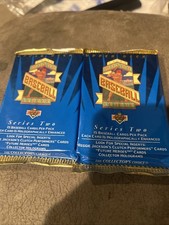 2 Packs 1993 Upperdeck Series 2 Base Ball Packs Sealed  Jeter Rookie Year