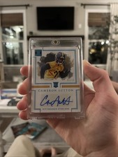 2017 Panini Impeccable - Rookie Autographs Cameron Sutton  /10 First On Print