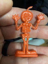 Monster Cereal Skarry Skeleton Mini Figure Red/orange 1970s Vintage