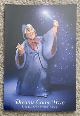 Disney WDCC Cinderella Dreams Come True Bibbidi Bobbidi Boo 1996 Postcard 4x6