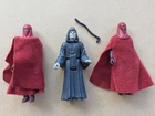 Star Wars Vintage Imperial Lot 3.75 Emperor Palpatine cane & 2 Royal Guards 1983