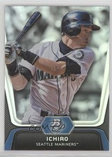 2012 Bowman Platinum Ichiro Suzuki #8 HOF 3bs