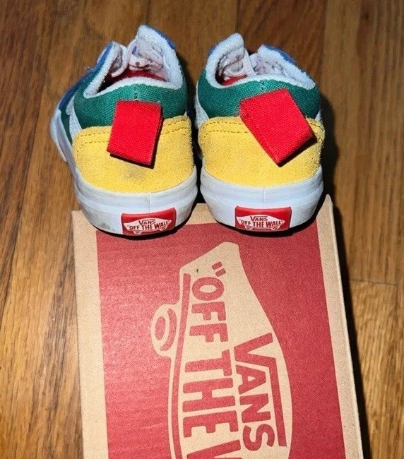 Zapato de encaje elástico VANS Yacht Club Old Skool para niños pequeños talla 5,5 Foto 4 de 4