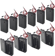WMYCONGCONG 10 PCS 3 AAA 4.5V Battery Holder with Switch 3X 1.5V 20 Piece Set