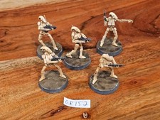 FFG Star Wars Legion Separatists Alliance B1 Battle Droids Proxies x5 Painted