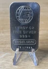 1 TROY OZ. E ENGLEHARD .999 FINE SILVER BAR