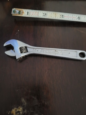 #ad Ridgid 4 Inch CRESENT STYLE. $25.95