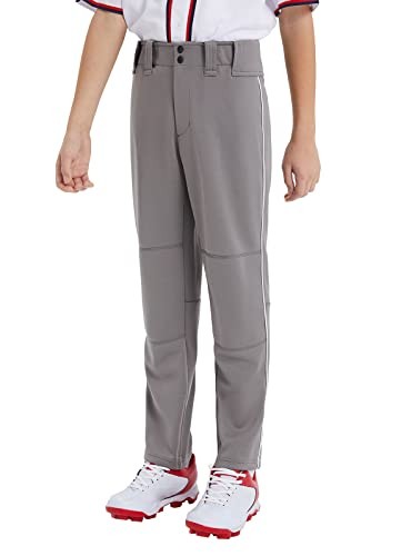 Молодежные бейсбольные брюки BALEAF с регулируемой окантовкой по внутреннему шву и открытым низом свободного кроя серого цвета M 2290₽