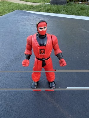 1994 Red Ninja Karate Fighters Action Figure Milton-Bradley